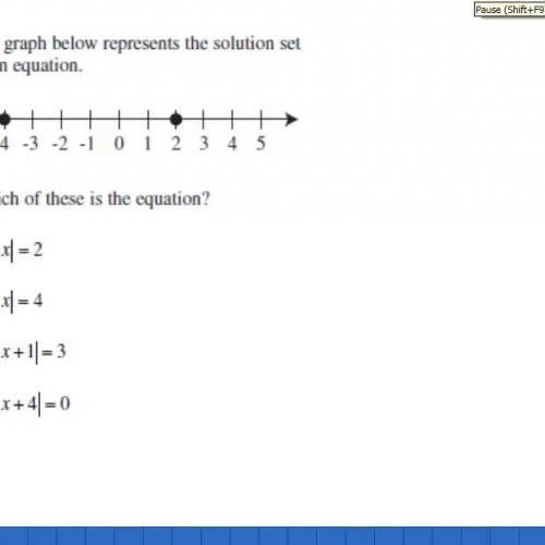 Math HSPE absolute value equations