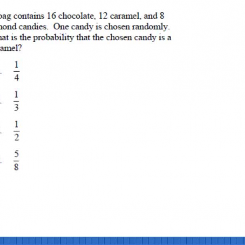 Probability with candies