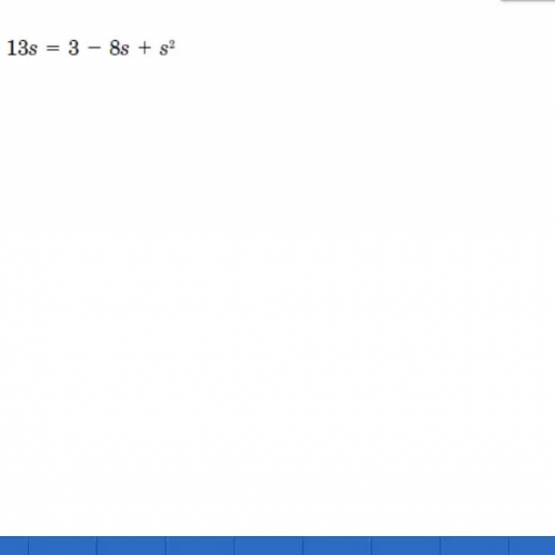 Qadratic equation