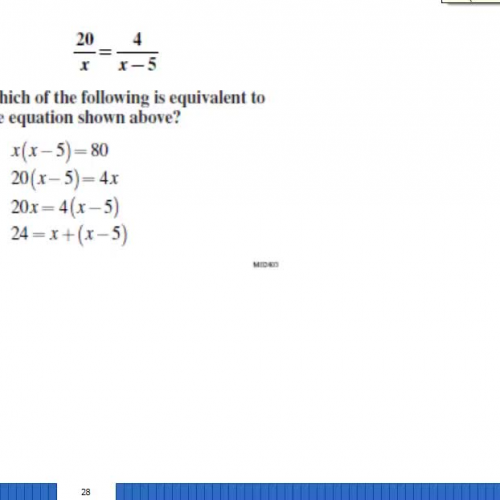 Simplifying expressions, inequalities, equati