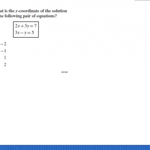 Systems of equations