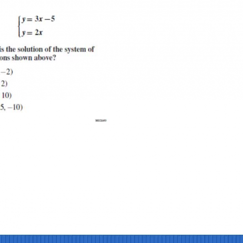 Systems of equations 1