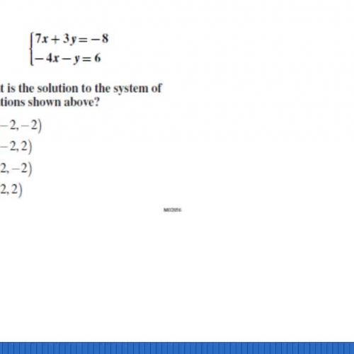 Systems of equations 2