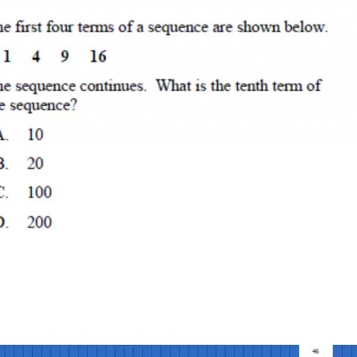 Terms of a sequence