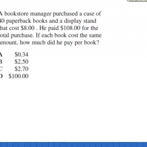 Word problem