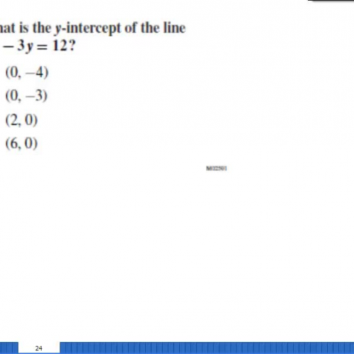 Intercepts and Inequality