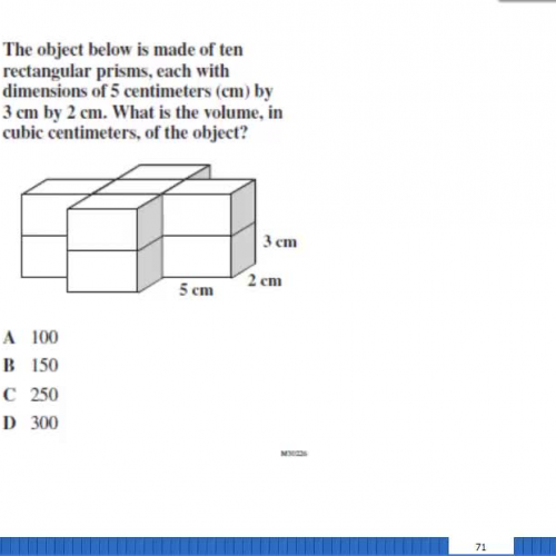 Rectangular prism Volume