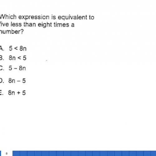 Algebraic expressions