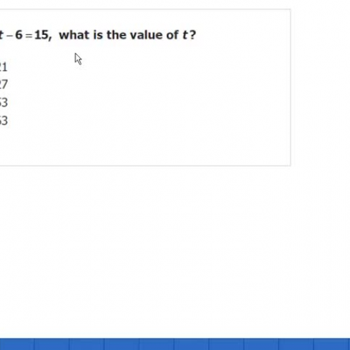 Solving equations