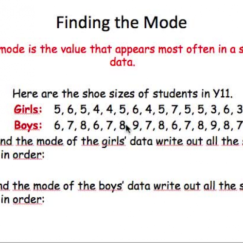 Finding the Mode