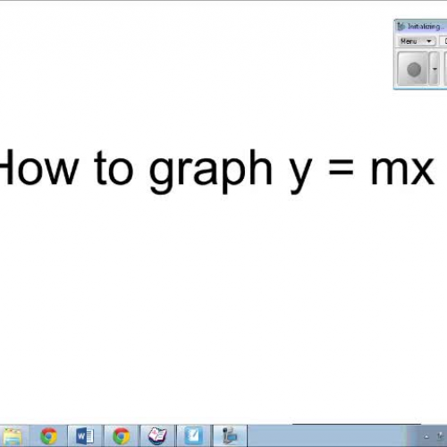 Graphing Equations