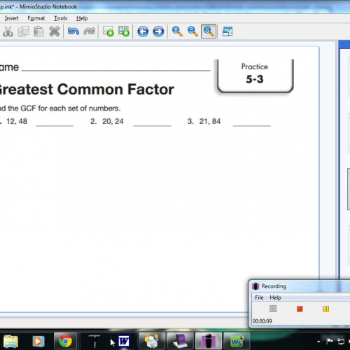 5-3 Greatest Common Factor