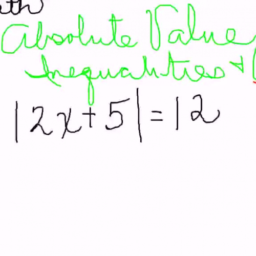 Absolute Value Inequalities And Chunking