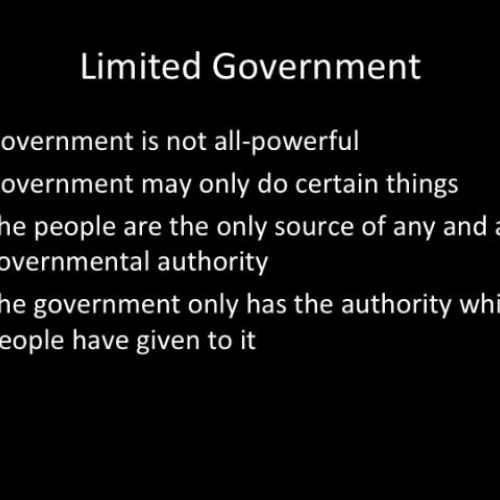 Principles of Government