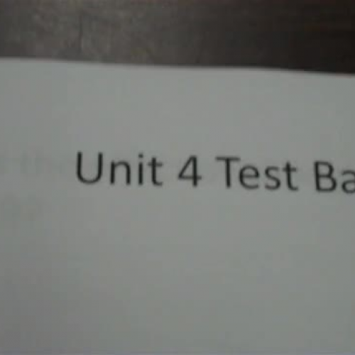 Unit 4 Review Pt 1