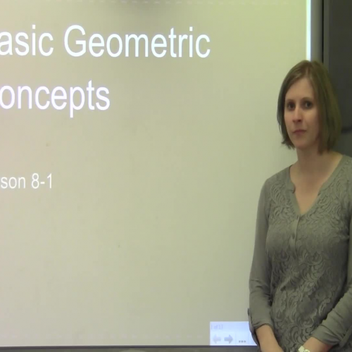 8-1 Basic Geometric Concepts