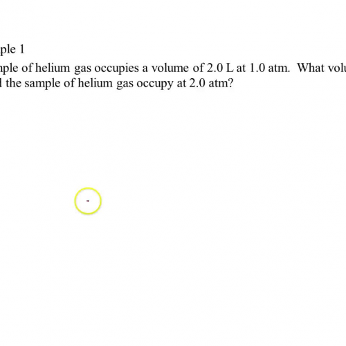 example 1 - Boyle&#8217;s law