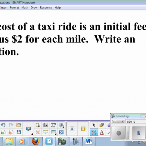 Write Linear Equations from Descriptions FLE2