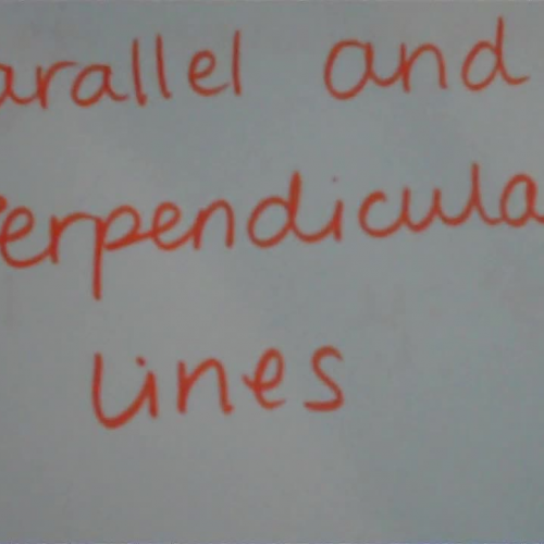 Parallel and Perpendicular Lines Pt 2