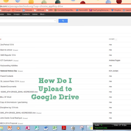Upload a file to Google Drive