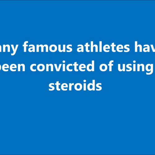 the use of steroids is unfair and dangerous