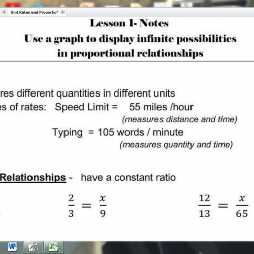 Lesson 1 - Use a Graph to display infinite po