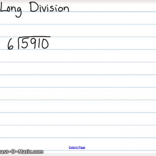 Lesson 3-7 Long Division