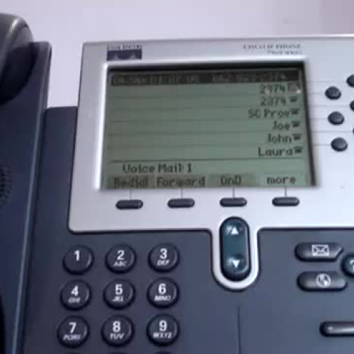 Cisco 7940 Voicemail Retrieval