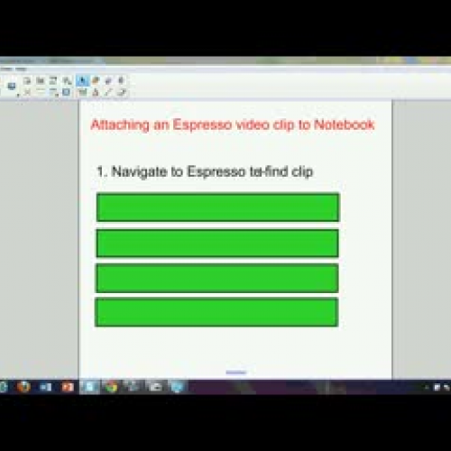 Attach Espresso Video to Notebook_xvid_001
