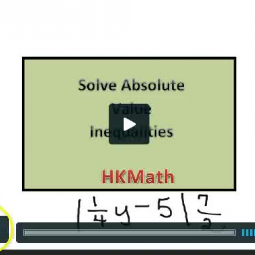 Absolute Value Ineq. and Distance