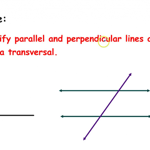 5-2 Transversal Lines