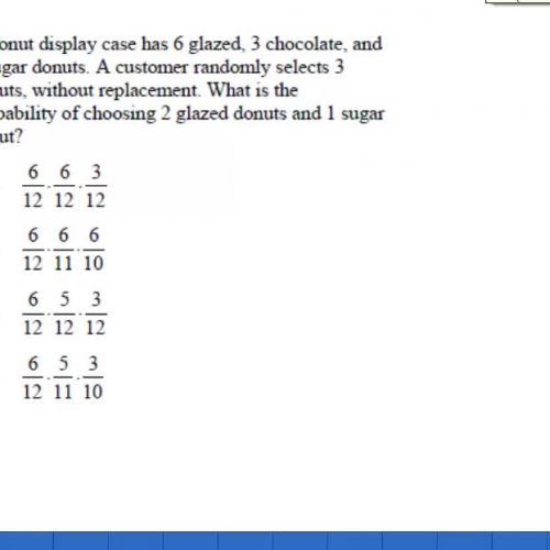 Donuts and probability