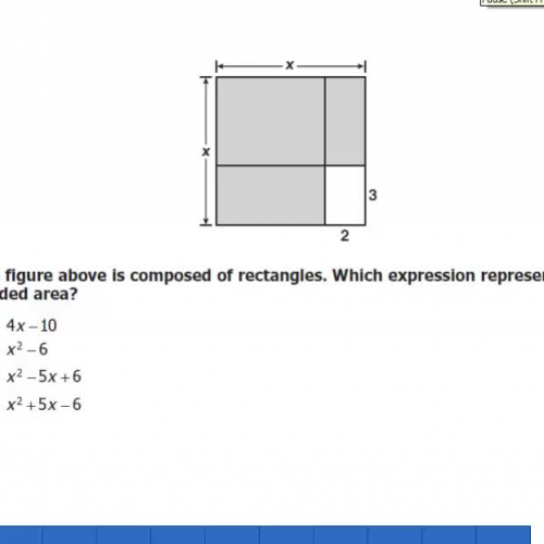 Area and polynomial expressions