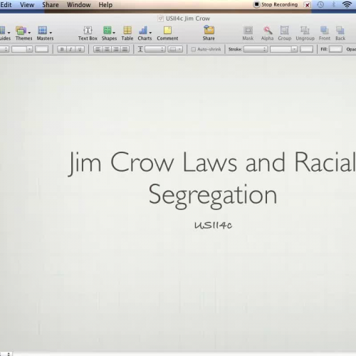 USII4c Jim Crow Laws