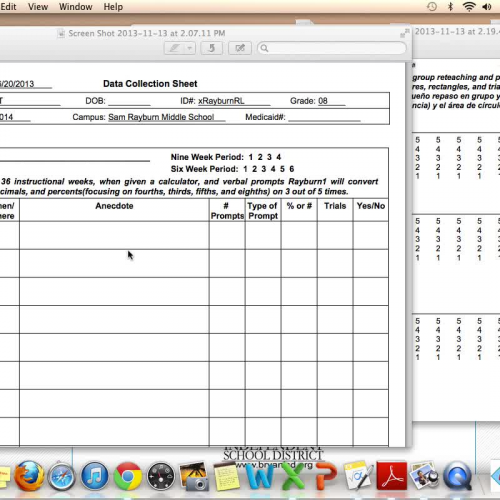 Printing Data Collection Forms in eSPED