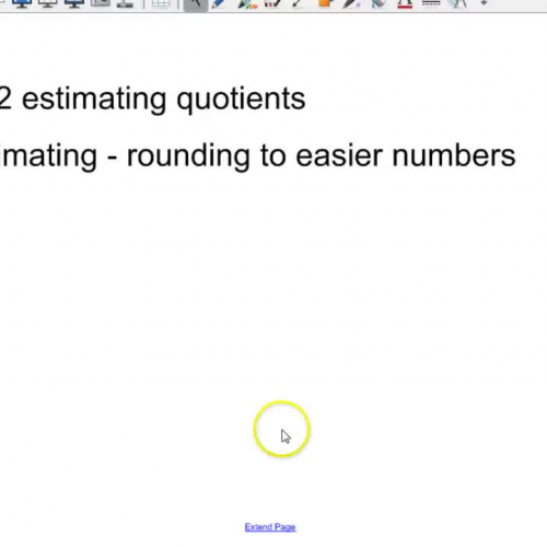 4-2 estimating quotients