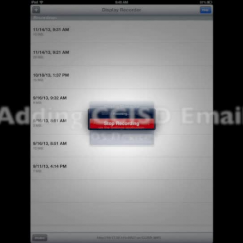 Adding CCISD Email to iOS Device