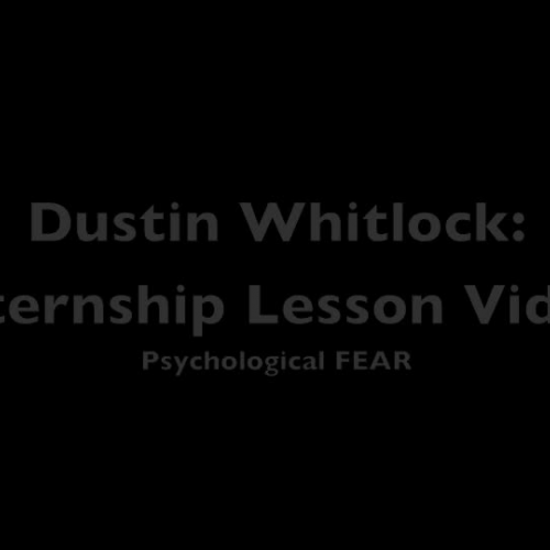 Dustin Whitlock Grad Lesson Video 1