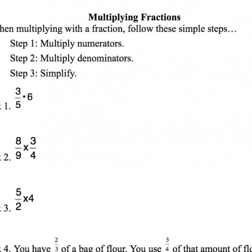 Mult Fractions Guided Notes