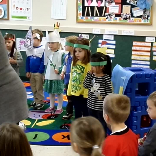 First Thanksgivng Intermediates Classroom