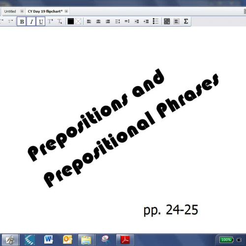 Grammar Cycle 5A video