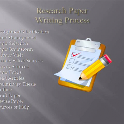 Research Paper Writing Process