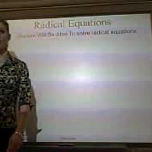 Unit 5 - Day 4: Radical Equations 2