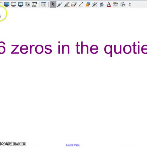 4-6 zeros in the quotient