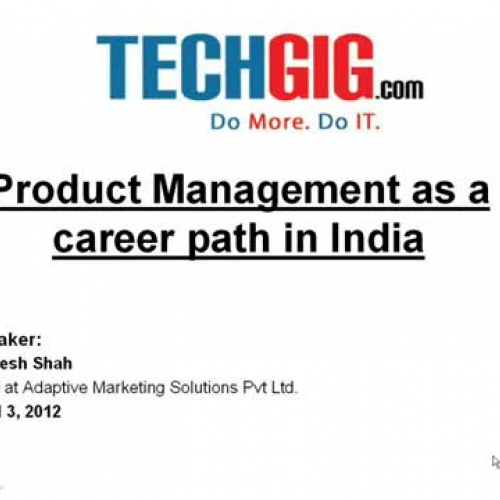 Product Management as a career path