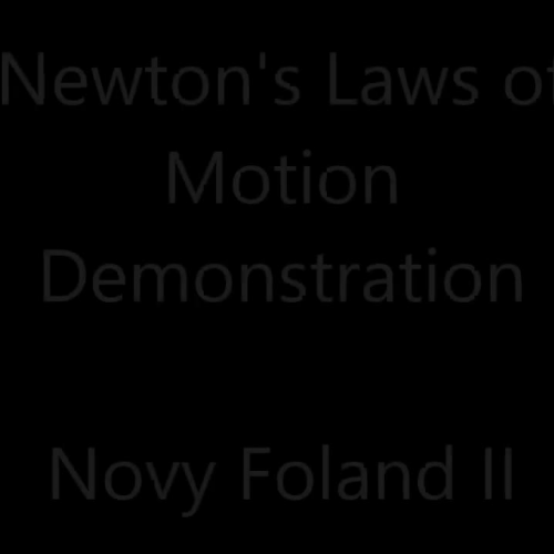 Novy Demonstration for Hist. Science Class