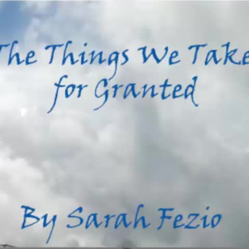 The Things We Take for Granted