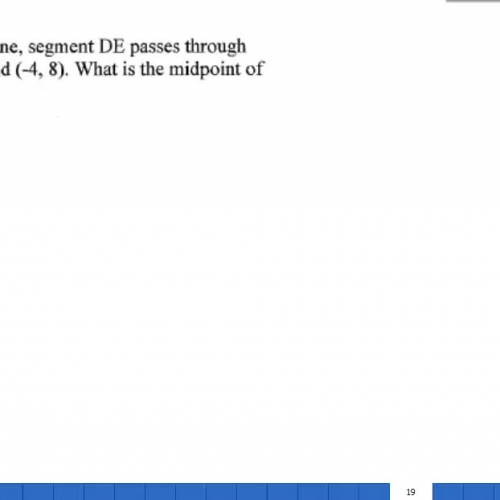 Midpoint coordinates