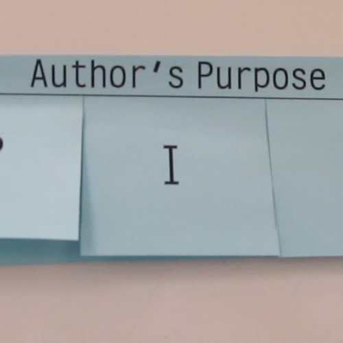 Author’s Purpose Assignment
