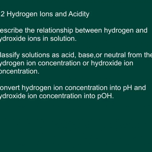 Advchem 4.2 hydrogen ions and acidity